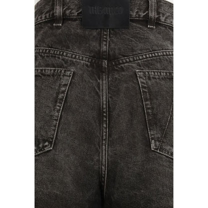 The Attico Black Cotton Jeans Denim