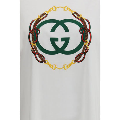 Gucci White Cotton T-Shirt
