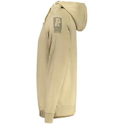 Rifle Beige Cotton Men Sweatshirt