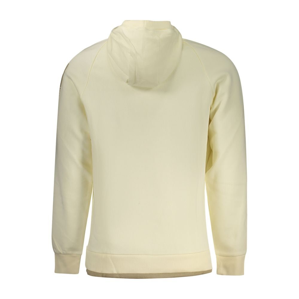 Hooded Sweatshirt Hoodie by Rifle for men in cotton polyester white & print features a authentic silhouette, showcasing a sophisticated hooded neckline and authentic detail for a refined finish.
