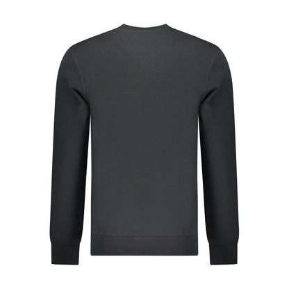 Sweatshirt by North Sails for men in cotton black & print features an enviable silhouette, showcasing a premium and refined crew neckline for a truly enviable finish.
