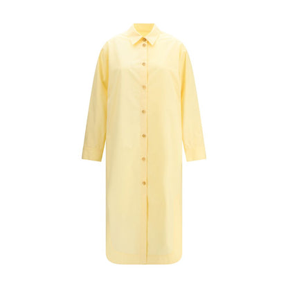 Khaite Bicolor Cotton Casual Dress