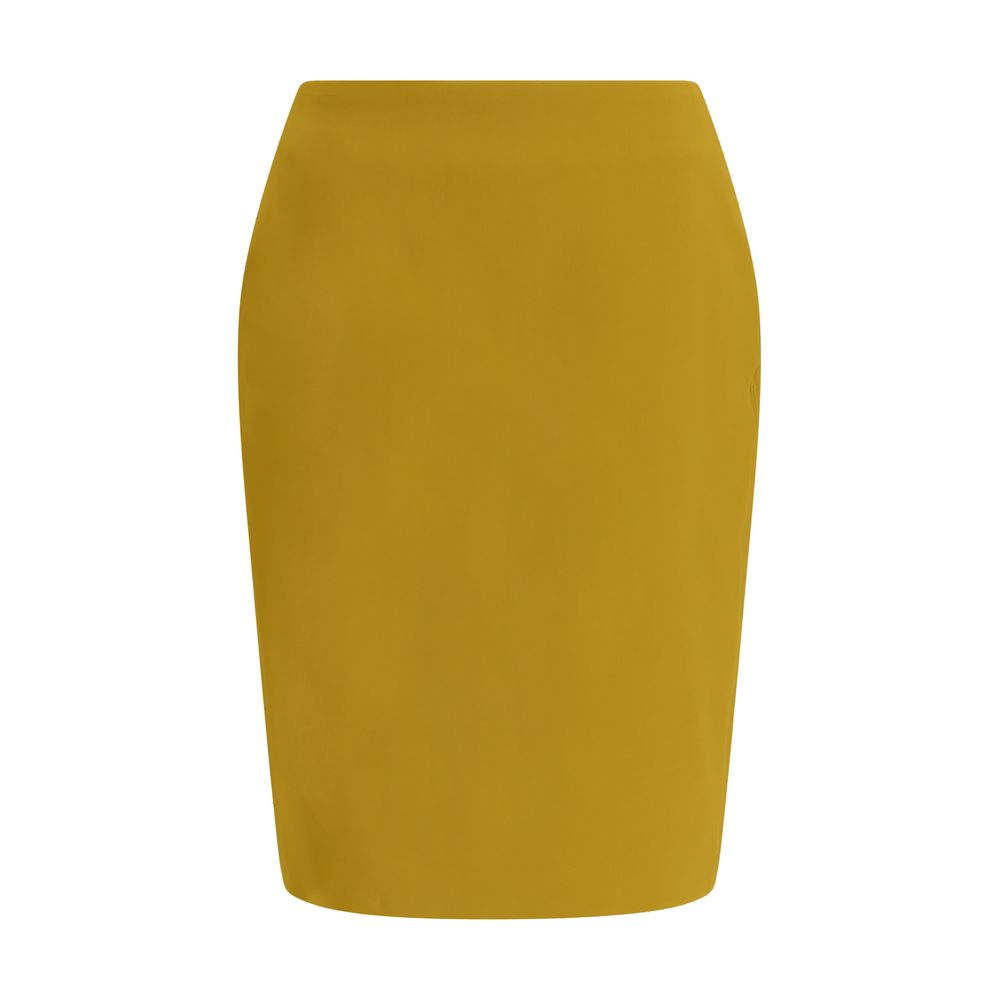 Saint Laurent Bicolor Viscose Skirt
