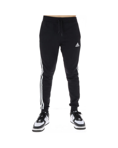 Adidas Black Cotton Athletic Pants