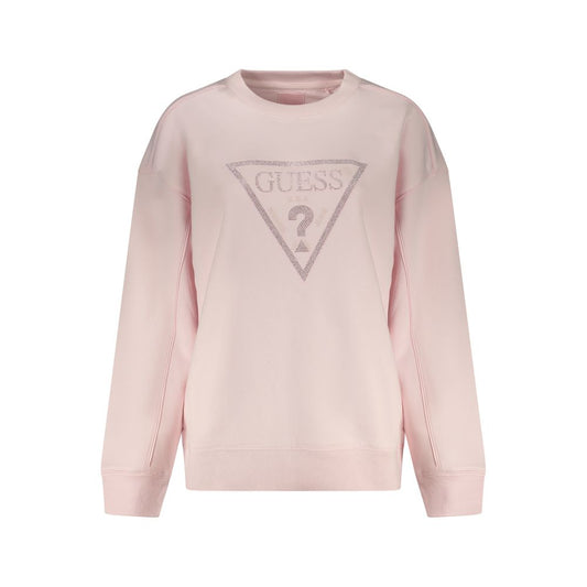 Guess Jeans Pink Cotton Women Sweatshirt