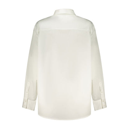 Guess Jeans White Cotton Dress Shirt