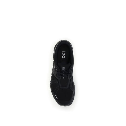 ON Black Polyurethane Athletic Sneakers