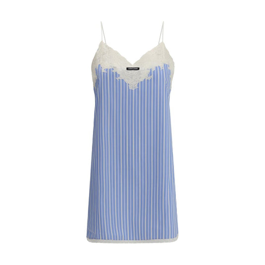 Miu Miu Blue Cotton Casual Dress