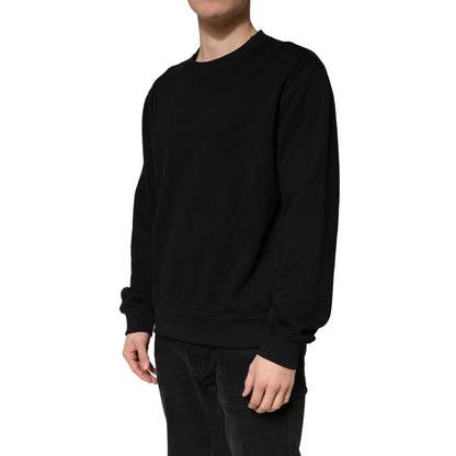 Dolce & Gabbana Men's Regular Fit Cotton Sweatshirt - Black