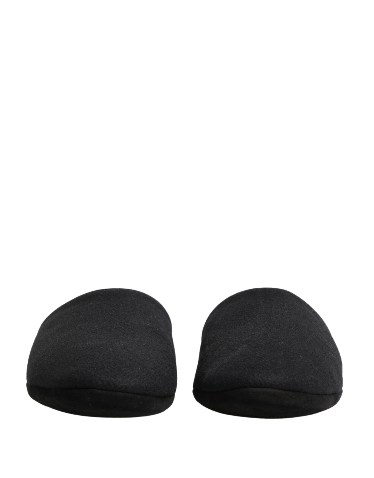 Dolce & Gabbana Men's Cashmere Rubber & Wool Flat Slip-On Slider Shoes - Black Red Signature