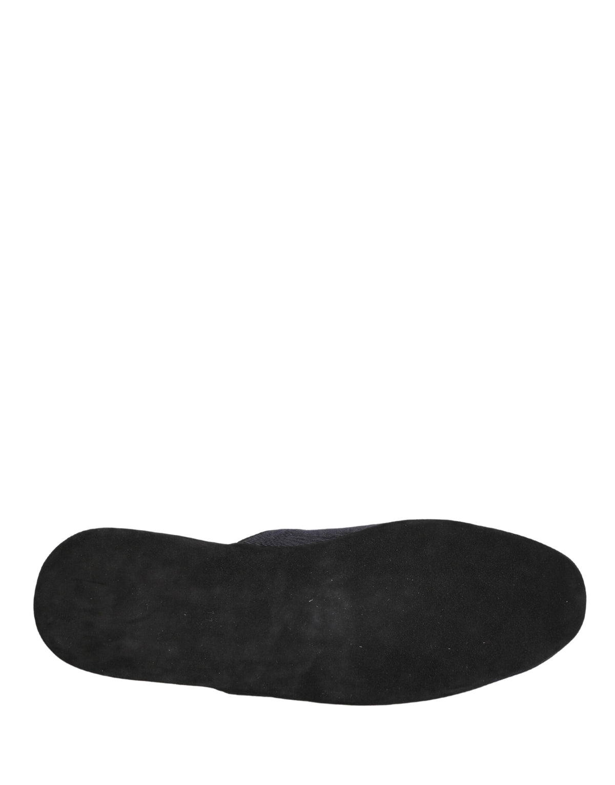 Dolce & Gabbana Men's Cotton Rubber & Wool Flat Slip-On Slider Shoes - Navy Red Chevron Signature