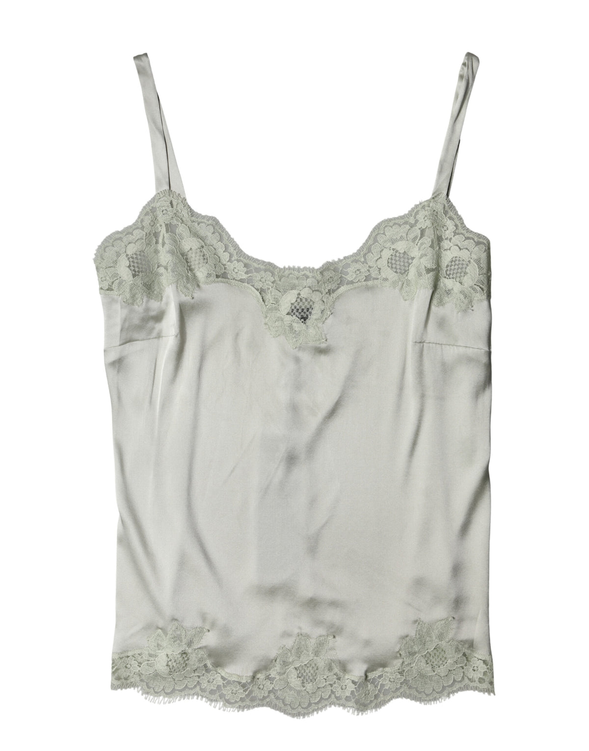 Dolce & Gabbana Women's Cotton Silk Nylon & Lace Pajamas - Green Floral