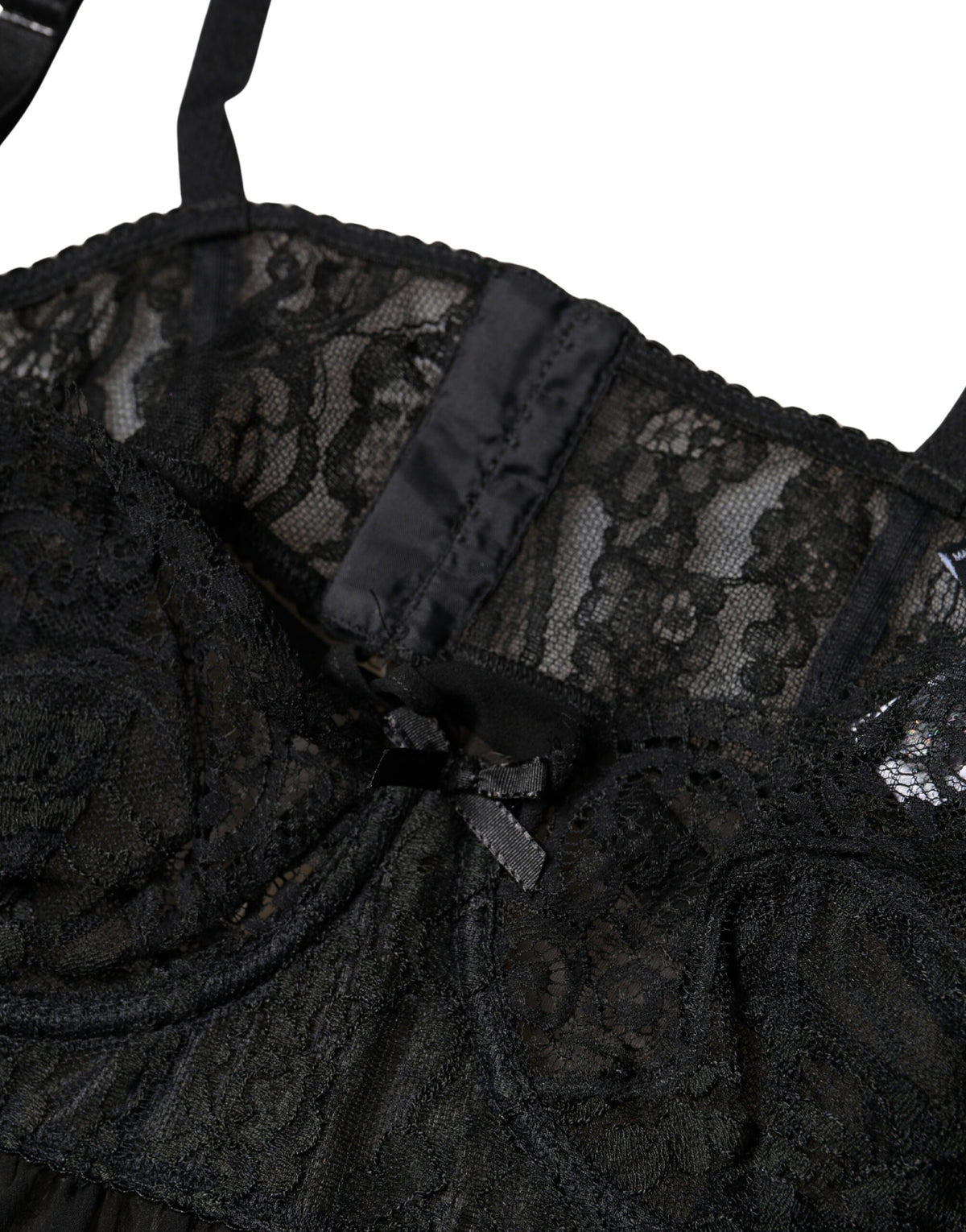 Dolce & Gabbana Women's Cotton Nylon Rayon & Silk Pajamas - Black Floral