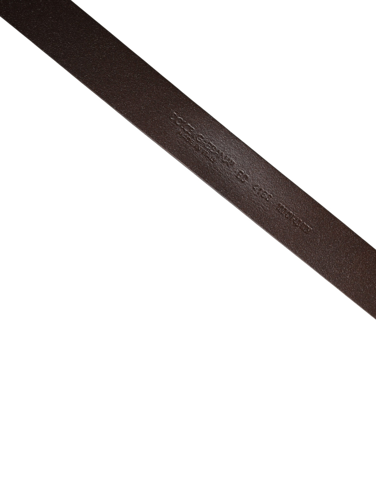 Dolce & Gabbana Calf Leather Belt - Brown