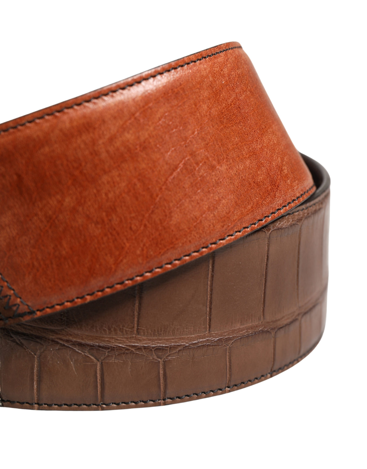 Dolce & Gabbana Exotic Leather Shoulder Strap - Brown
