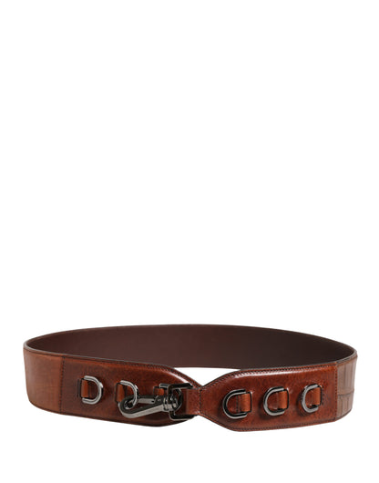 Dolce & Gabbana Exotic Leather Shoulder Strap - Brown