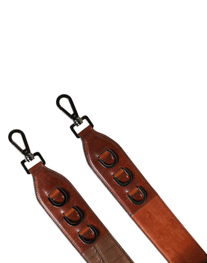 Dolce & Gabbana Exotic Leather Shoulder Strap - Brown