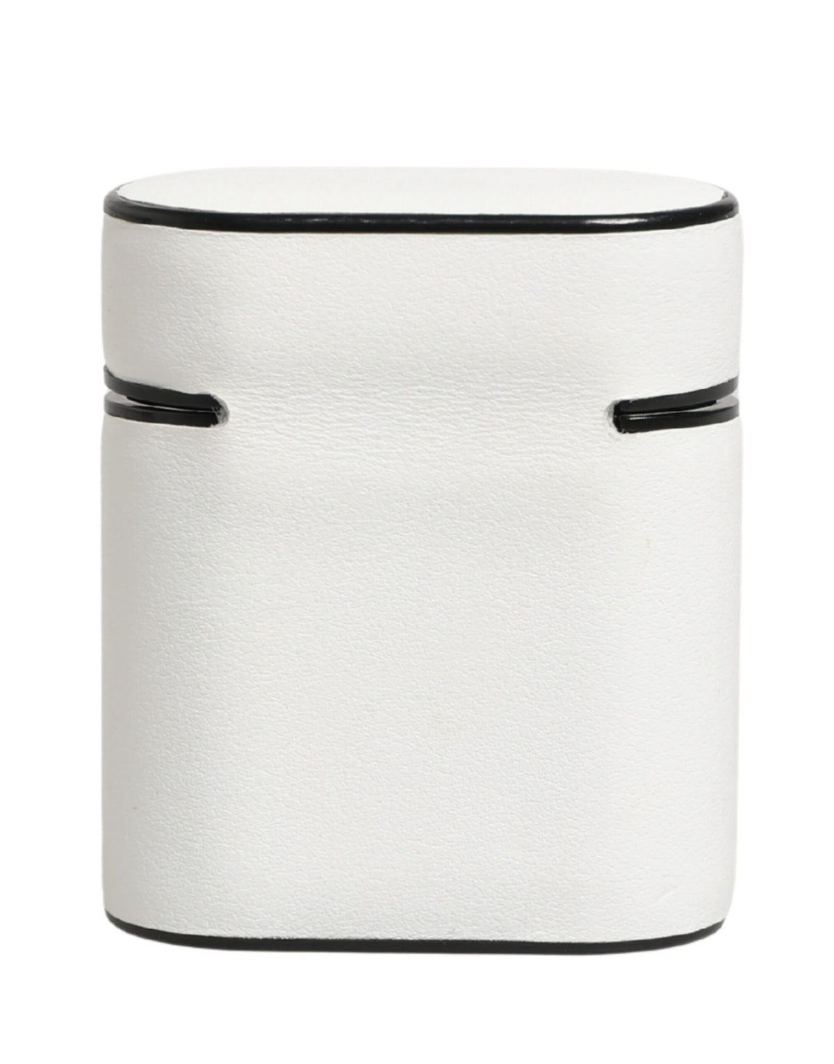 Dolce & Gabbana Calf Leather Earbuds Carrying Case - White Print
