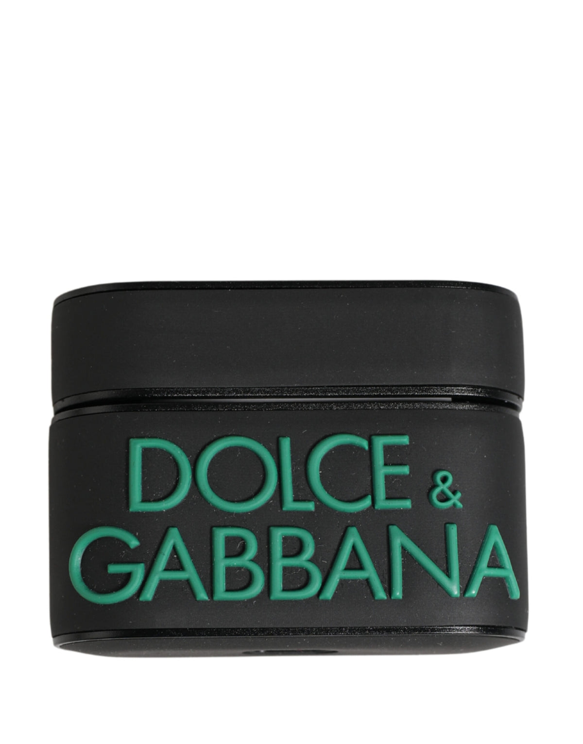 Dolce & Gabbana Polycarbonate PVC & Tin Earbuds Carrying Case - Black