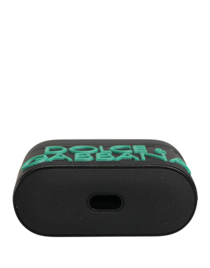 Dolce & Gabbana Polycarbonate PVC & Tin Earbuds Carrying Case - Black
