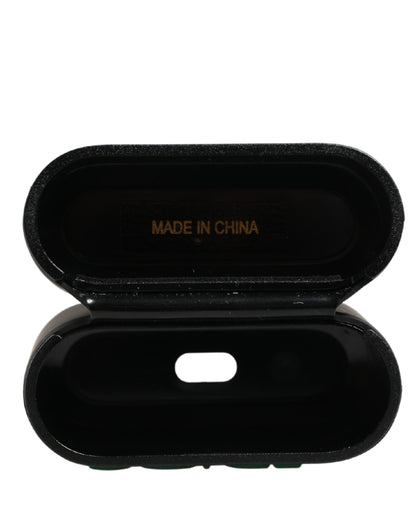 Dolce & Gabbana Polycarbonate PVC & Tin Earbuds Carrying Case - Black