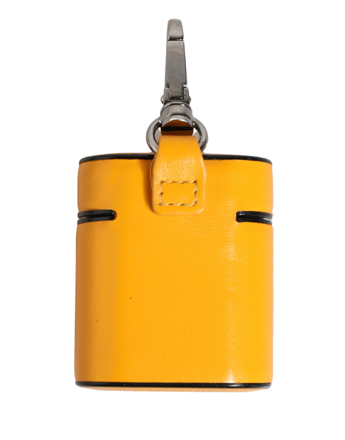 Dolce & Gabbana Polyurethane & Calf Leather Earbuds Carrying Case - Yellow