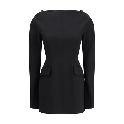 Max Mara Black Polyester Casual Dress