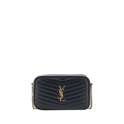 Saint Laurent Lou Bos Taurus Calf Leather Quilted Shoulder Bag - Black