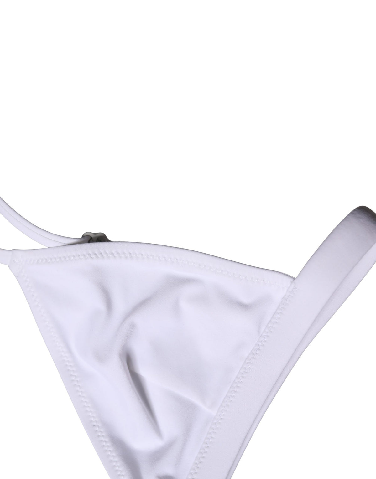 Dolce & Gabbana Women's Stretch Nylon Swimwear Top - White