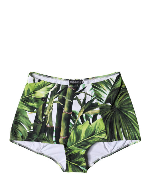 Dolce & Gabbana Women's Stretch Nylon Bikini - Green Print