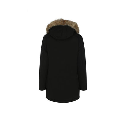 Woolrich Black Cotton Parka