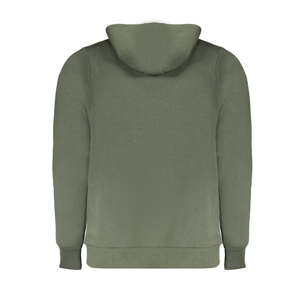 Sweatshirt Hoodie by Norway 1963 for men in cotton polyester green showcases a city-ready silhouette, artfully detailed with a signature and for a city-ready finish.