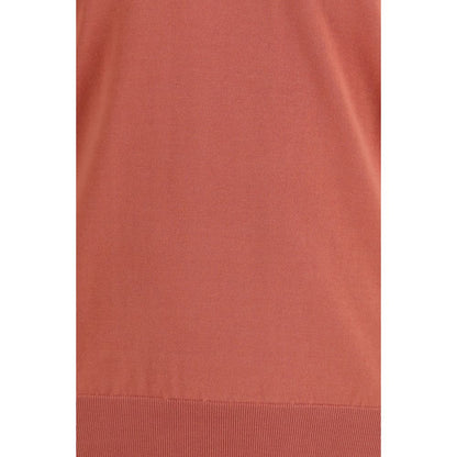 Brunello Cucinelli Orange Cotton Sweatshirt