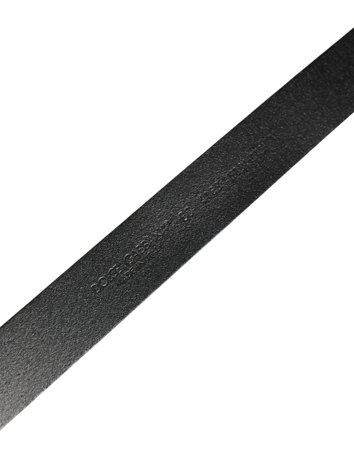 Dolce & Gabbana Calf Leather Belt - Black Gold
