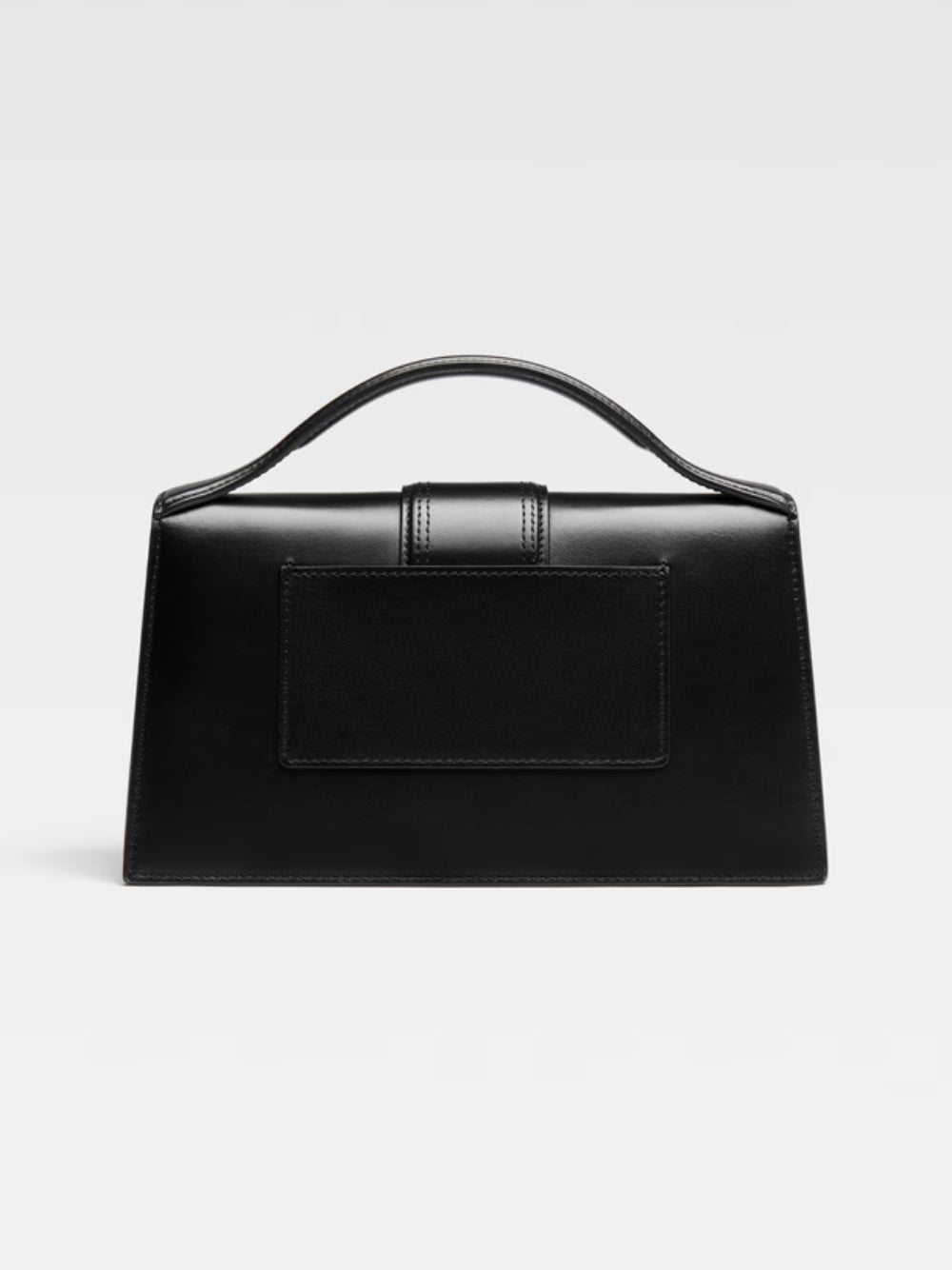 Small Crossbody Flap Handbag by Jacquemus for women in leather black & gold features an versatile silhouette, showcasing a secure flap & magnetic and versatile cardholder with versatile crossbody-strap, shoulder-strap, adjustable-strap & handle for a versatile finish.