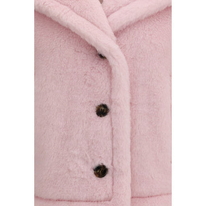 Max Mara Multicolor Alpaca Vicugna Pacos Coat