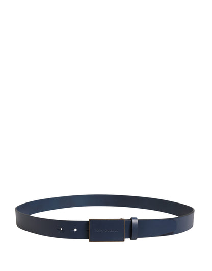 Dolce & Gabbana Calf Leather Belt - Blue Gold