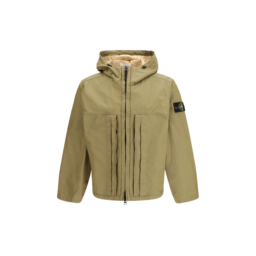 Stone Island Bicolor Cotton Coat