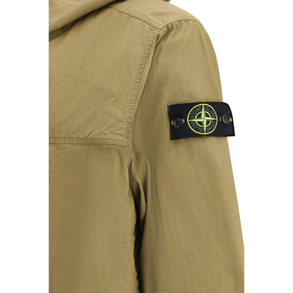 Stone Island Bicolor Cotton Coat