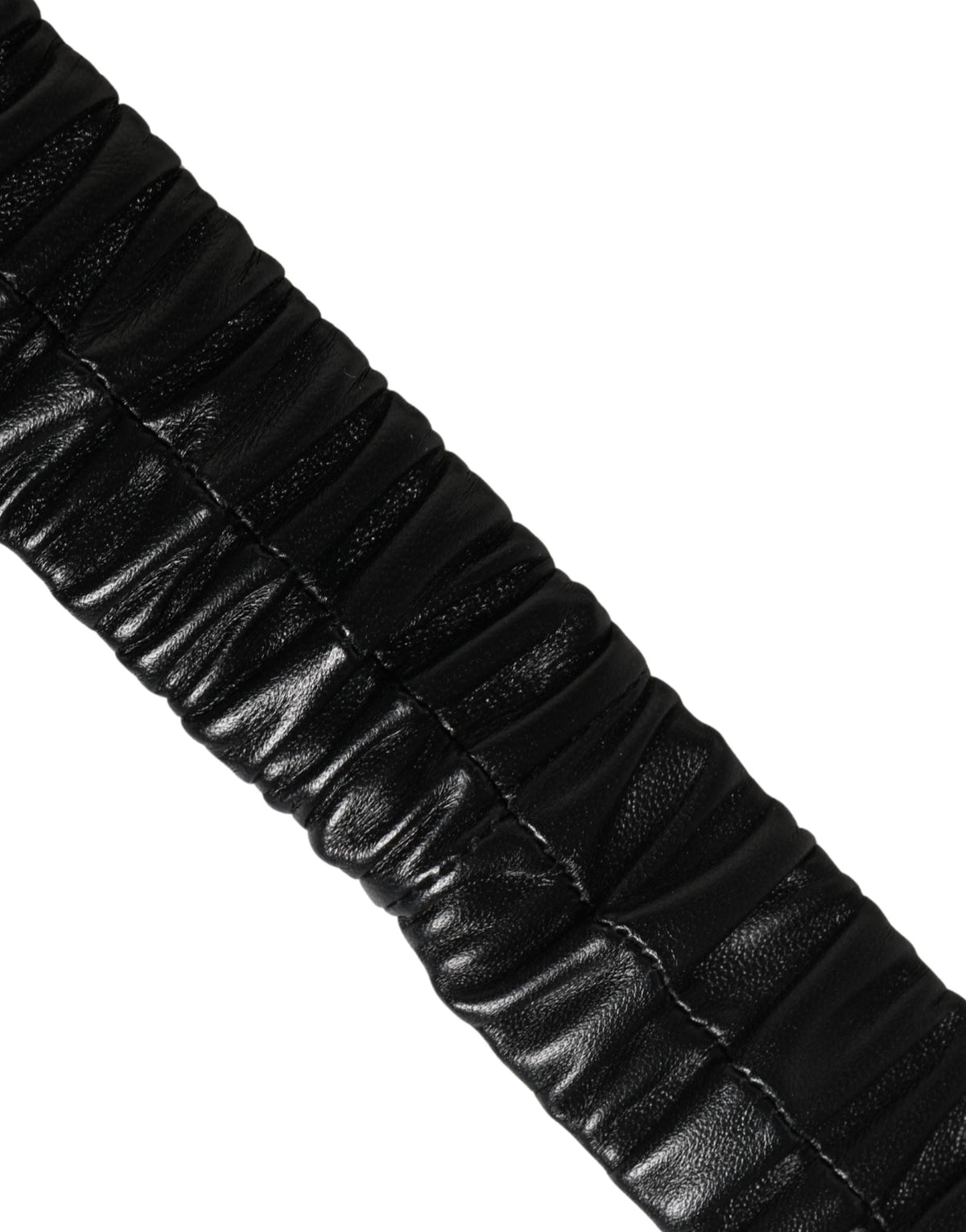 Dolce & Gabbana Heart Calf Leather Belt - Black Gold