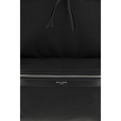 Saint Laurent Black Fabric Backpack