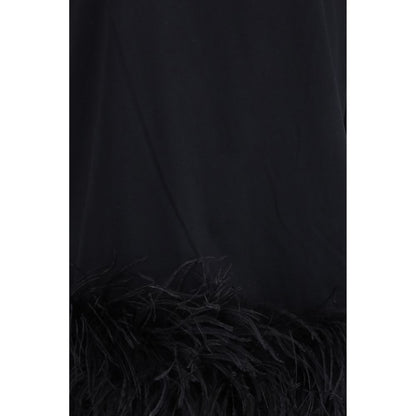 The Attico Black Cotton Casual Dress