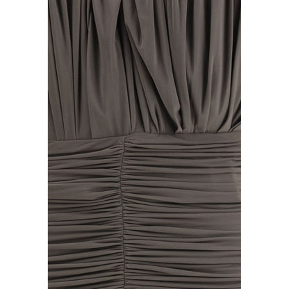 Magda Butrym Brown Copper Casual Dress