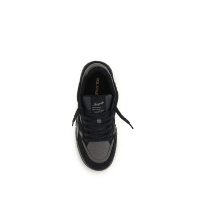 Axel Arigato Black Calf Leather Bos Taurus Athletic Sneakers