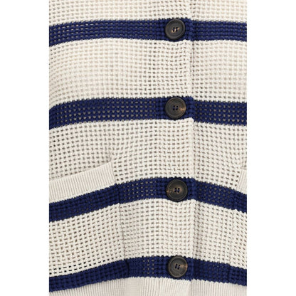 Brunello Cucinelli Multicolor Cotton Cardigan