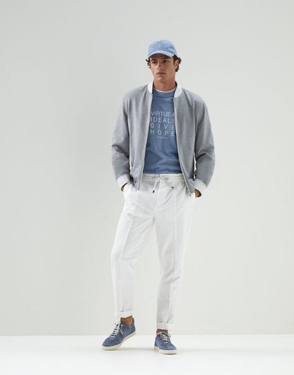 Brunello Cucinelli Bicolor Cotton T-Shirt