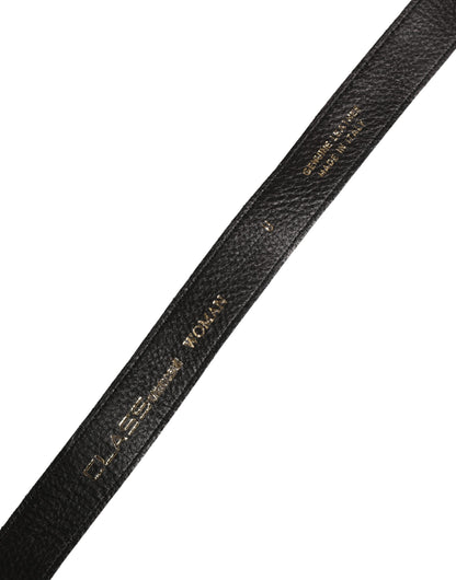 Cavalli Class Multicolor Floral Wide Waist Gold Metal Buckle Cintura Belt