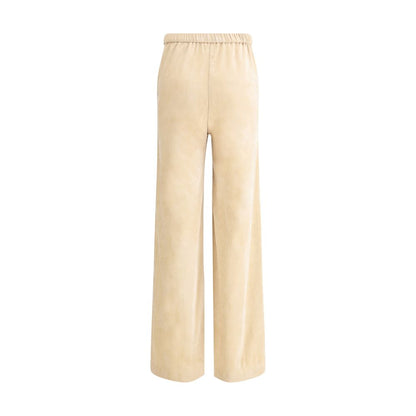Forte_Forte Beige Cotton Casual Pants