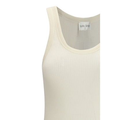 Forte_Forte Beige Fleece Wool Top