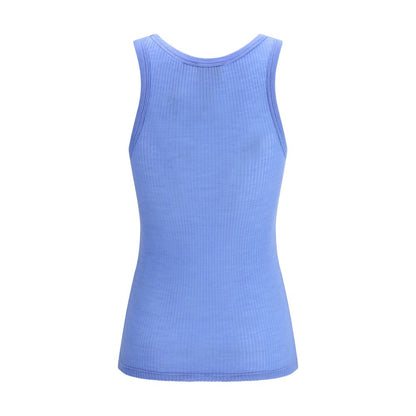 Forte_Forte Blue Fleece Wool Top